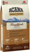 Acana highest protein ranchlands recipe z wołowiną i jagnięciną 11,4kg