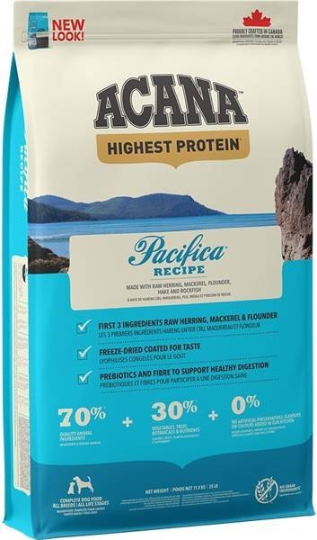 Acana Highest Protein pacifica recipe z rybami pacyficznymi 11,4kg