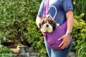 Lauren Design nosidło SARA dla psa i kota fioletowy pikowany
