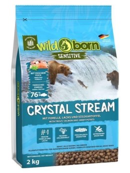 Wildborn Crystal Stream pstrąg i łosoś z ziemniakami dla dorosłych psów 2kg