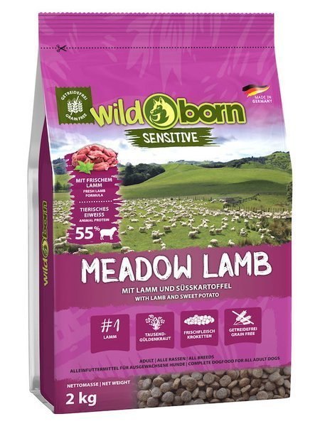 Wildborn Meadow Lamb jagnięcina z ziemniakami dla dorosłych psów 2kg