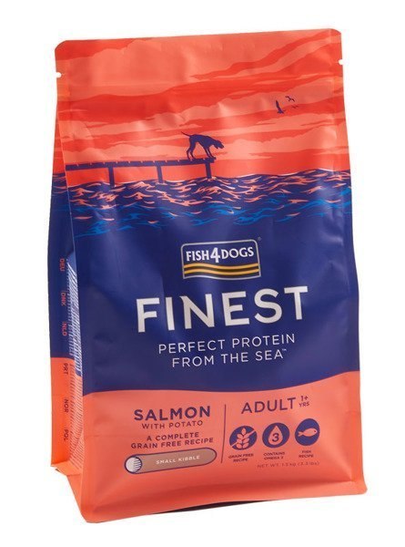 Fish4Dogs finest salmon complete z łososia dla dorosłych psów małych ras 1,5 kg