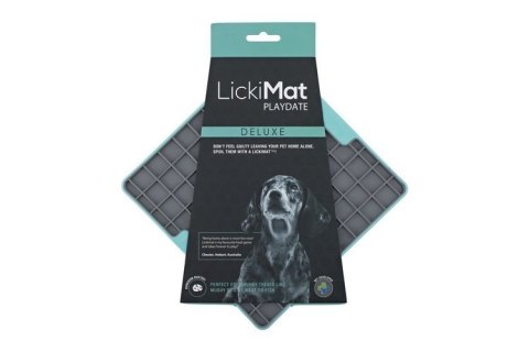 LickiMat Playdate Deluxe/ Tuff turkusowa mata dla psa i kota