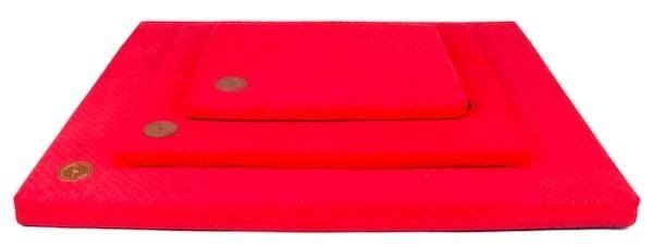 Lauren Design materac Demi COMFORT czerwony pikowany 100x80x5cm
