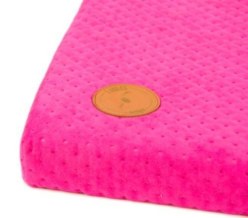 Lauren Design materac Demi różowy pikowany 100x80x5cm