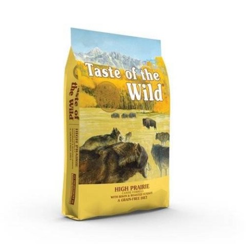 Taste of the Wild high prairie bizon i jagnięcina bez zbóż dla dorosłych psów 12,2kg