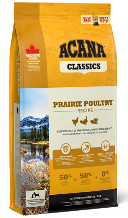 Acana Classics prairie poultry z kurczaka dla dorosłych psów 17kg