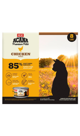 Acana premium pate kurczak dla kotów 8 x 85g