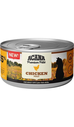 Acana premium pate kurczak dla kotów 24 x 85g