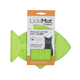 LickiMat Casper mata dla kota zielona