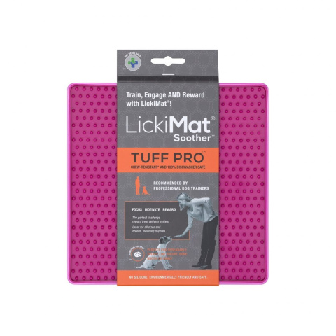 LickiMat Soother/ Tuff PRO różowa mata dla psa i kota