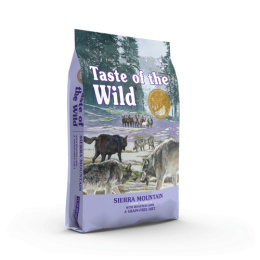 Taste of the Wild sierra mountain pieczona jagnięcina bez zbóż dla dorosłych psów 12,2kg
