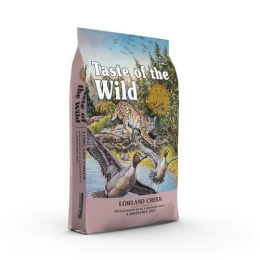 Taste of the wild lowland creek kaczka z przepiórką dla kociąt i dorosłych kotów 6,6kg