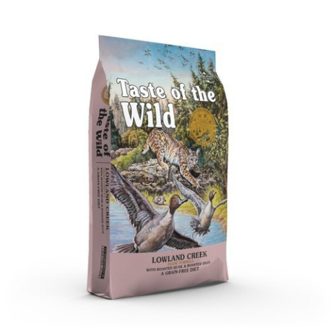 Taste of the wild lowland creek kaczka z przepiórką dla kociąt i dorosłych kotów 2kg