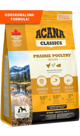 Acana Classics prairie poultry z kurczka dla dorosłych psów 2 kg