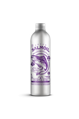 Salmoil receptura nr 5 - coat beauty olej z łososia z krylem wspierający zdrowie skóry i sierści 250ml