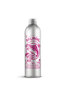 Salmoil receptura nr 6 - joint wellness olej z łososia z zielonym małżem wspierające zdrowe stawy 250ml