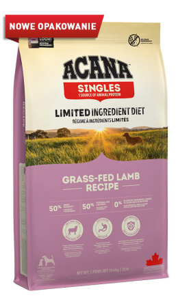 Acana Singles grass fed lamb jagnięcina z wolnego wybiegu 11,4kg